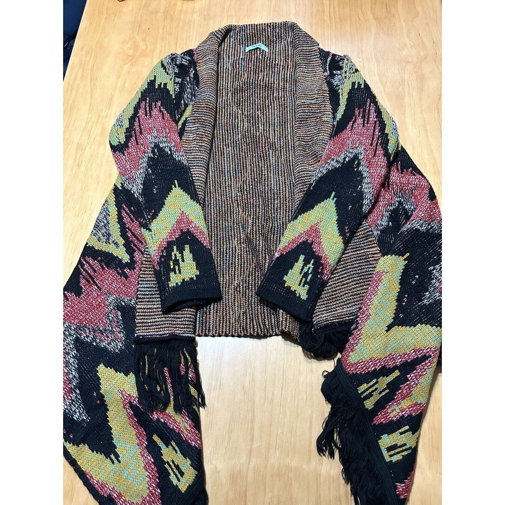 Karlie‎ Women Chevron Print Cardigan Size Medium